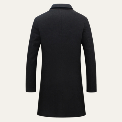 The Wolverhampton Men’s Smart Casual Long Wool Coat