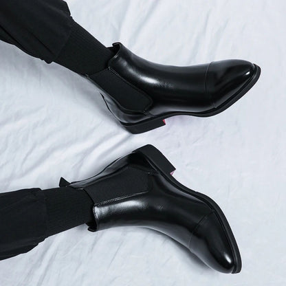 The Savile Row Leather Chelsea Boots for Men