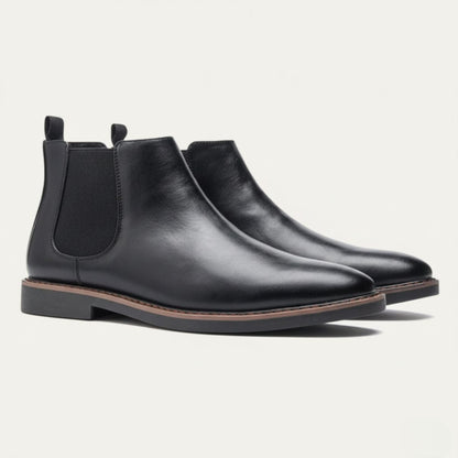 The Highlands Men's Durable Leather Chelsea Boots