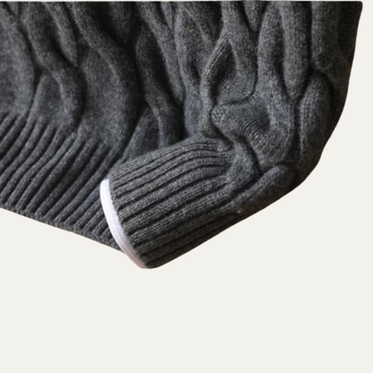 The Montemagno Men’s Cashmere Cable Knit Sweater