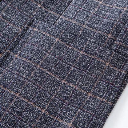 The Durham Men’s Plaid Striped Business Casual Work Jacket