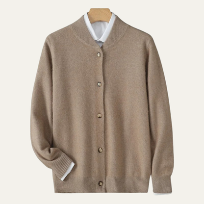 The Maccagno Men’s Mink Cashmere Button Up Knit Cardigan