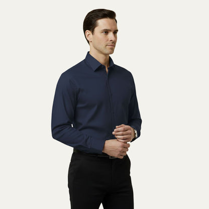 The Pantelleria Men's Elegant Solid Color Business Shirt