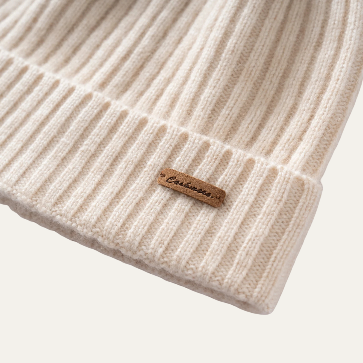 The Blackwell Men's Stylish Ribbed Knit Cashmere Beanie