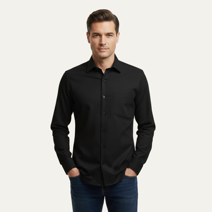 The Kensington Satin Cotton Men’s Formal Shirt
