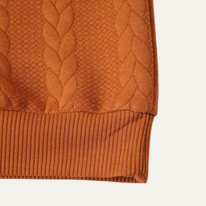 The Paestum Men’s Warm Ribbed Cable Knit Turtleneck Sweater