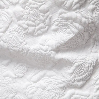 The Ceccano Men’s Casual Textured Rose Pattern Slim Fit Blazer