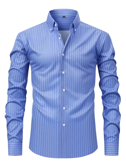 Hugo Striped Cotton Shirt for Smart-Casual Occasions