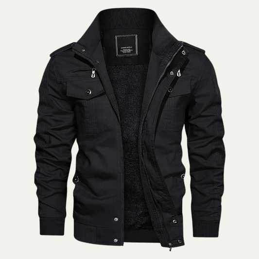 The Fairfax Men's Fleece Lined Warm Bomber Jacket