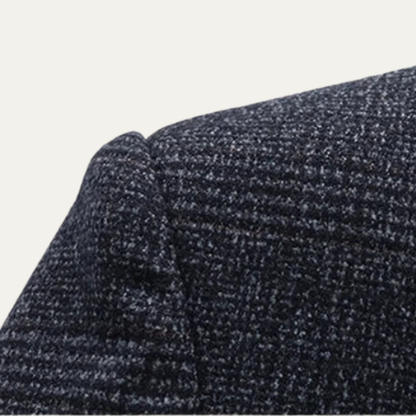 The Sarentino Men’s Vintage Checkered Plaid Blazer Jacket