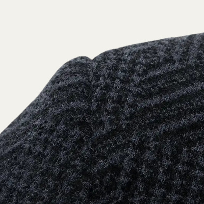 The Mandello Men’s Business Chenille Winter Blazer with Soft Fur Lining