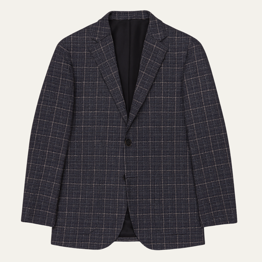 The Durham Men’s Plaid Striped Business Casual Work Jacket