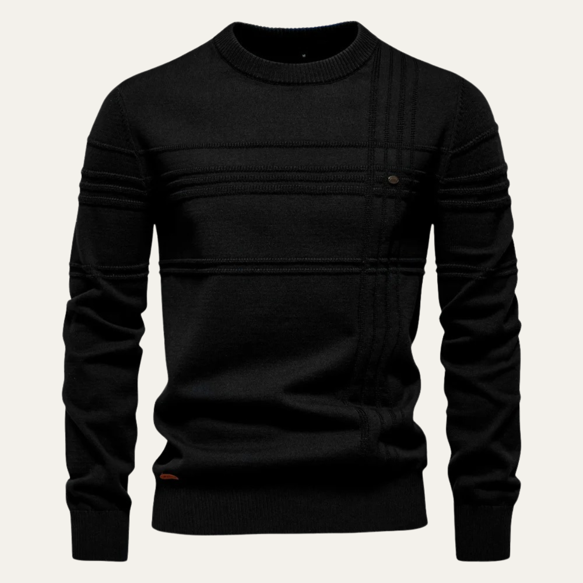 The Brighton Men’s Classic Crew Neck Knit Sweater