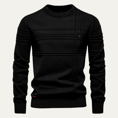 The Brighton Men’s Classic Crew Neck Knit Sweater