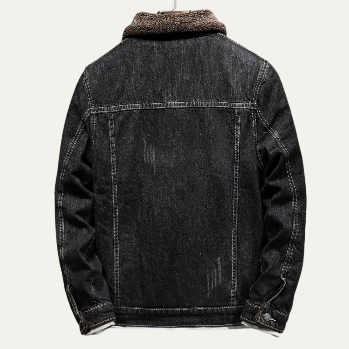 The Kilmarnock Men's Fleece Lined Denim Winter Jacket