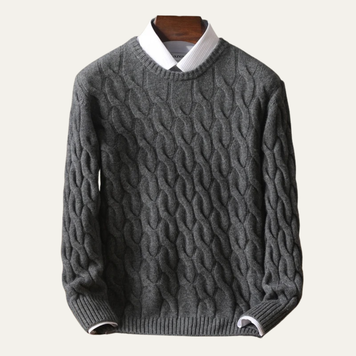 The Montemagno Men’s Cashmere Cable Knit Sweater