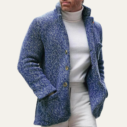 The Pemberton Men's Smart Casual Button Up Winter Knitted Cardigan