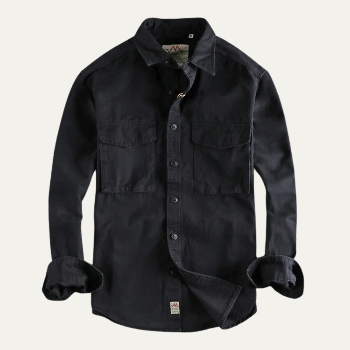 The Ashford Men’s Cargo Cotton Workwear Button Up Shirt with Pockets