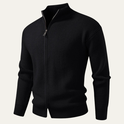 The Alberobello Men’s Winter Stand Collar Knitted Cardigan