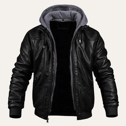 The Eversley Modern and Warm Leather Jacket for Men