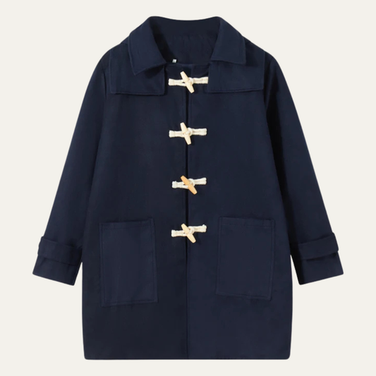 The Montrose Ridge Men’s Classic Wool Blend Winter Toggle Duffle Jacket