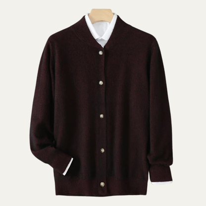 The Maccagno Men’s Mink Cashmere Button Up Knit Cardigan