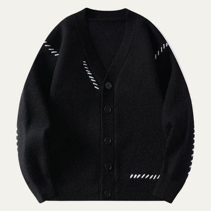 The Hawthorne Men’s Button Front Knit Cardigan Sweater