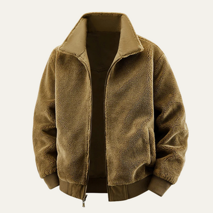 The Cardiff Men's Fleece Lined Reversible Bomber Jacket