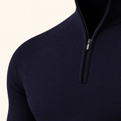 The Warwick Quarter Zip Sweater for Men