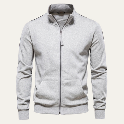 The Oxford Men’s Casual Lightweight Zip Up Jacket