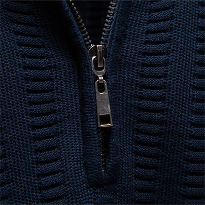 The Cotswold Men’s Half Zip Knit Winter Sweater