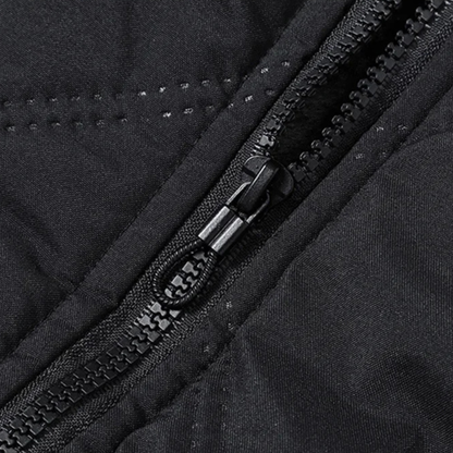 The Alston Men’s Quilted Jacket – Windproof Thermal Padded Coat with Fleece Lining