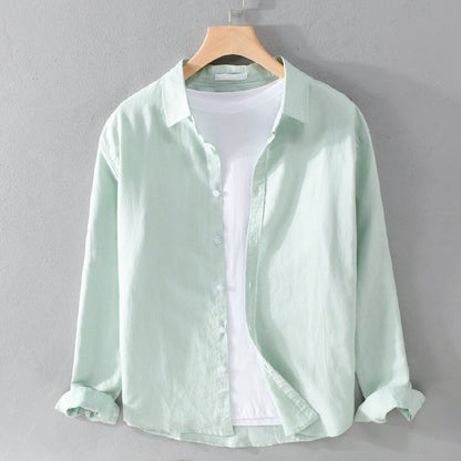 Men's Linen Shirt for Summer Outings