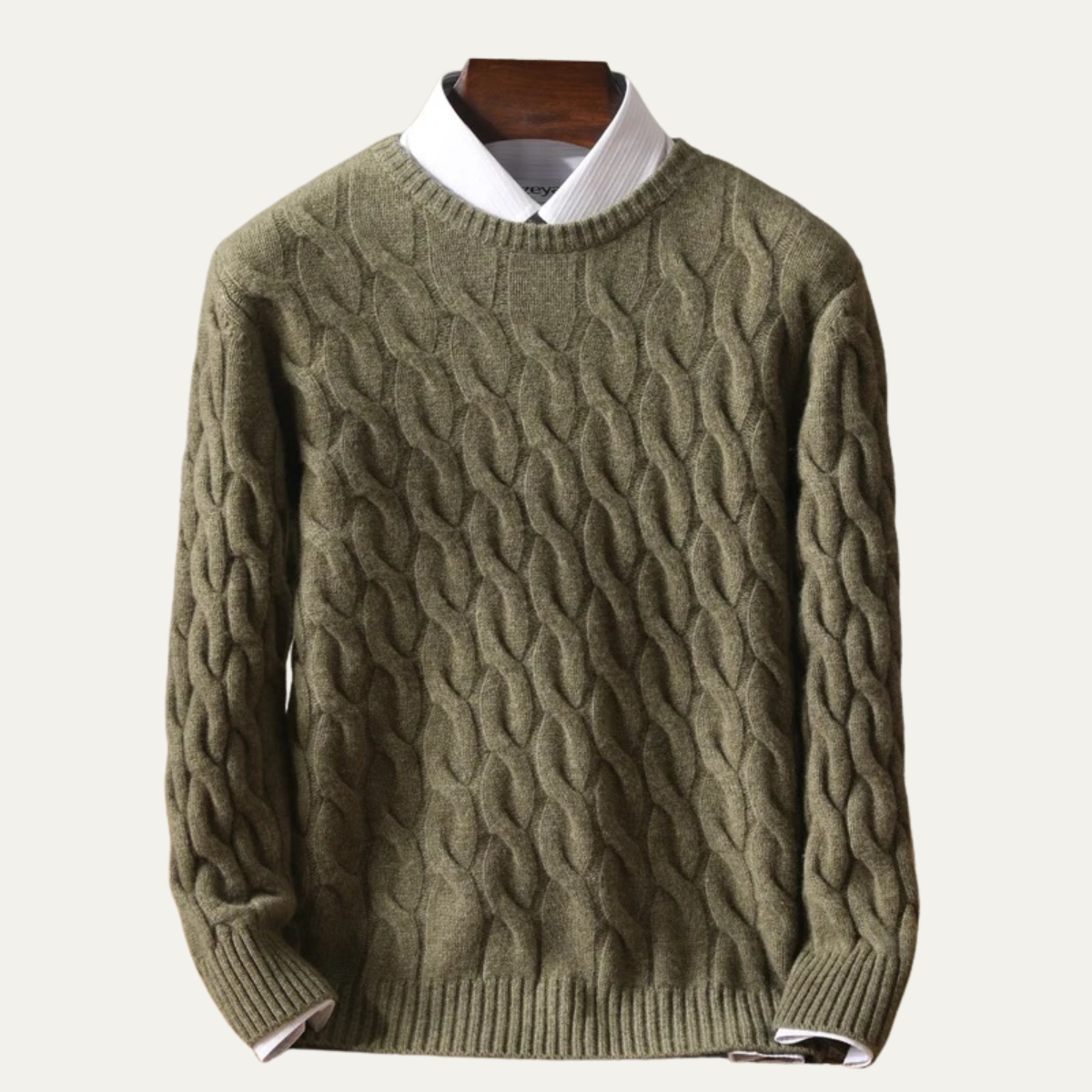 The Montemagno Men’s Cashmere Cable Knit Sweater