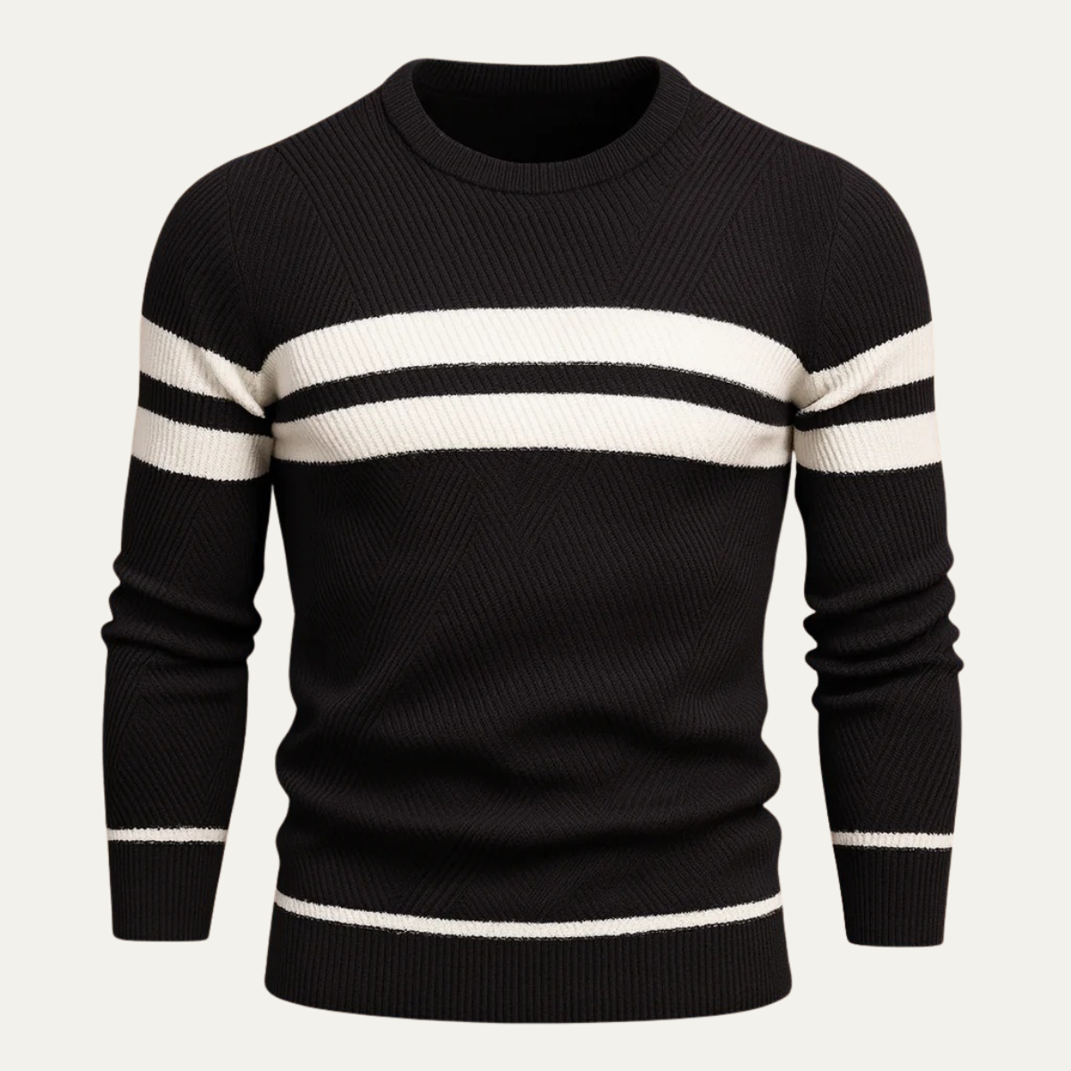 The Cambridge Knit Sweater with Stripes