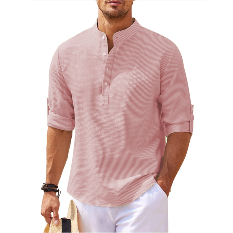 Classic Linen Henley Shirt for Every Occasion