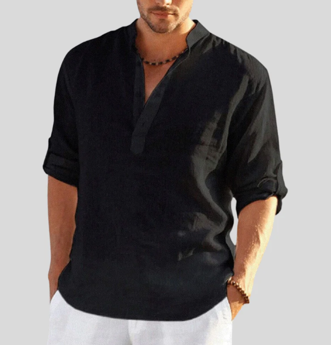 Men's Linen Summer Shirt for Beach & Parties