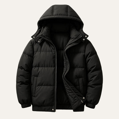 The Berlin Men's Hooded Puffer Jacket - Waterproof Down Parka