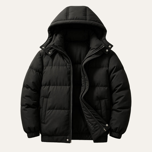 The Berlin Men's Hooded Puffer Jacket - Waterproof Down Parka