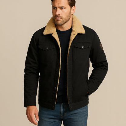The York Warm Fleece Lined Winter Coat for Men