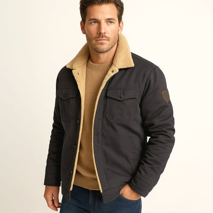The York Warm Fleece Lined Winter Coat for Men