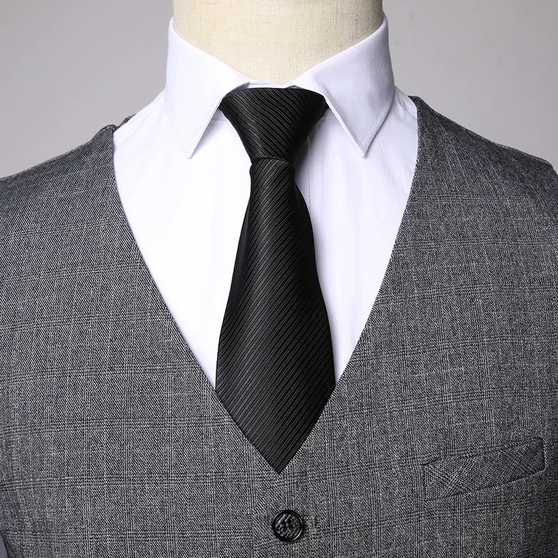 Men's Slim Fit 3-Piece Suit for Weddings and Business