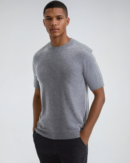 Chic Cashwool Grey Tee for Everyday Wear