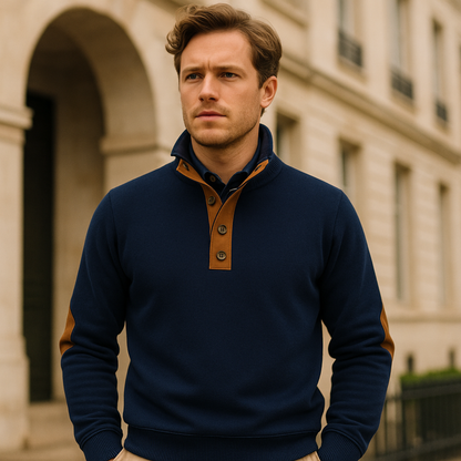 The Oxford Quarter Zip Sweater