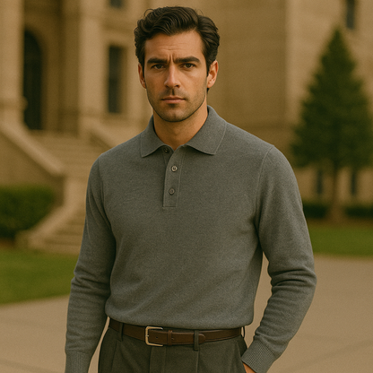 The Beaumont Cashmere Polo Shirt