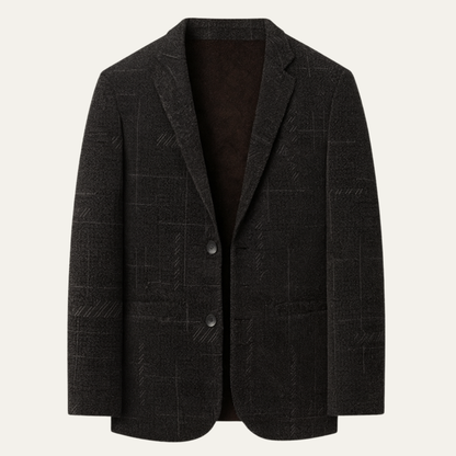 The Cornwall Men’s Slim Fit Checked Business Casual Work Jacket