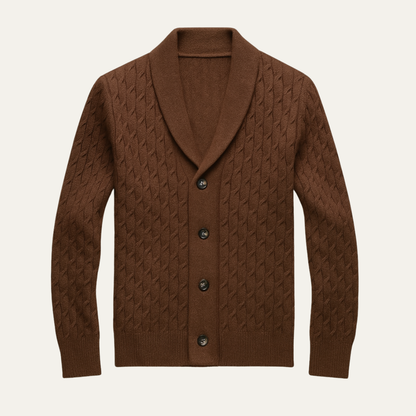 The Catanzaro Men's Trendy Knitted V Neck Cardigan