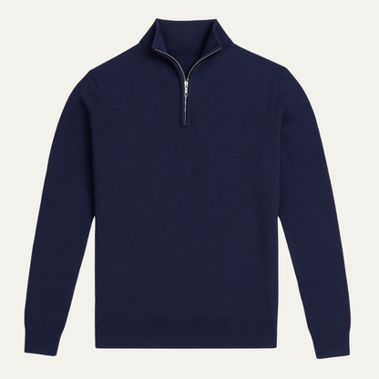 The Pescara Men’s  Smart Casual  Quarter Zip Sweater