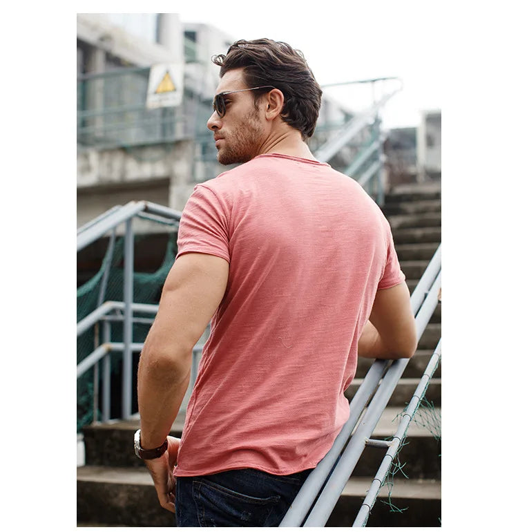 Stylish Cotton Men's Tee for Everyday Wear