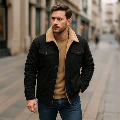 The York Warm Fleece Lined Winter Coat for Men